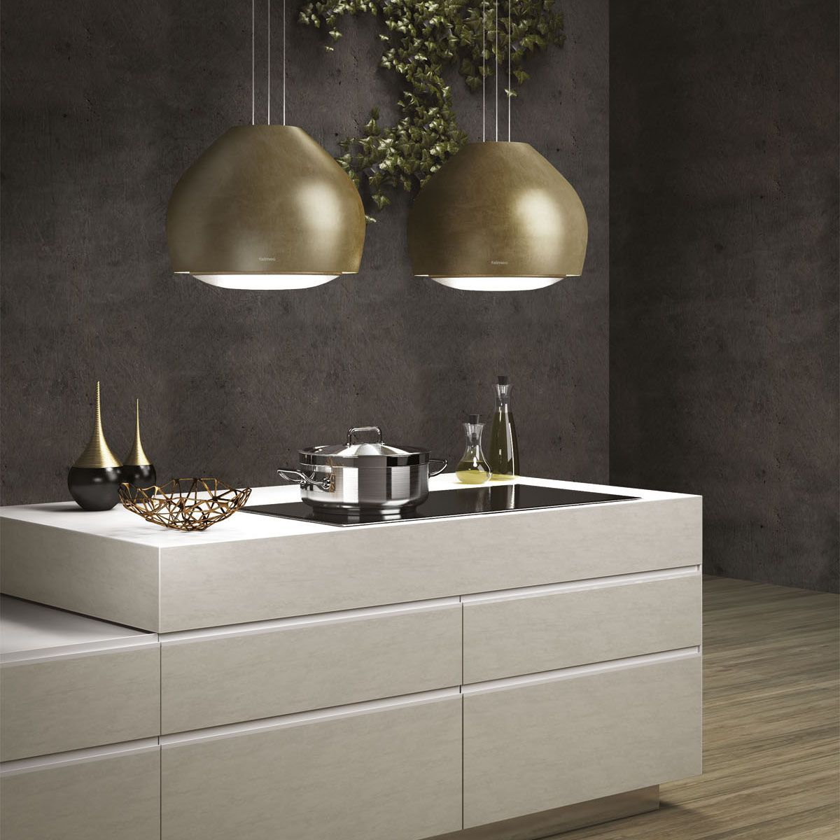 Фото - Falmec Sophie Isola 54 Worn Brass (600) CSWN54.E0P7#ZZZE461F