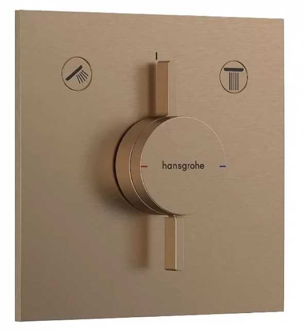 Фото - Hansgrohe DUO TURN E 75417140 шлифованная бронза