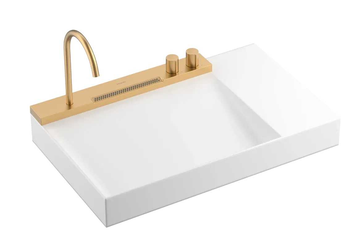 Фото - Hansgrohe Avalegra AquaUnit  22473140 белый/бронза матовая