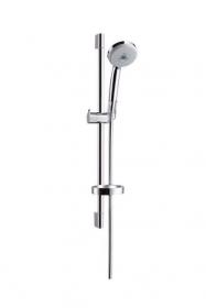 Фото - Hansgrohe Croma 100 27775000 душевой набор _стойка+лейка+шланг_